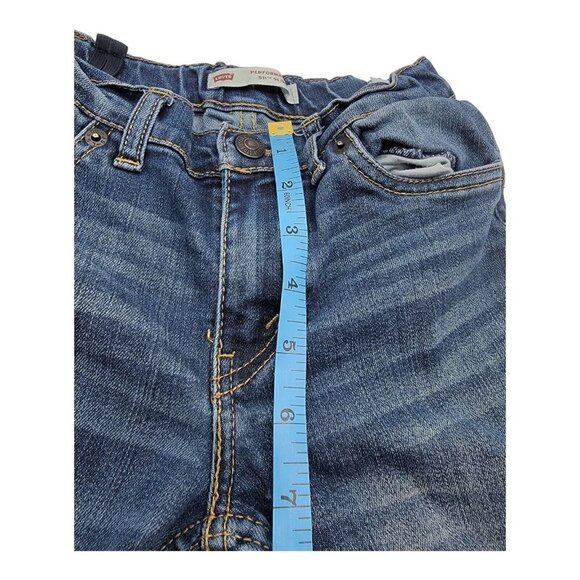Levis Performance 511 Slim Black Label Denim Blue Jeans Boys Sz 7X Regular - Picture 7 of 9